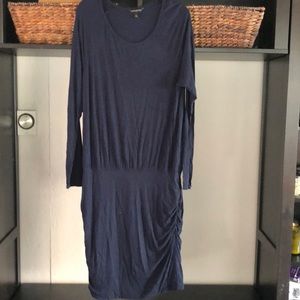 Navy blue long sleeve dress, Banana Republic